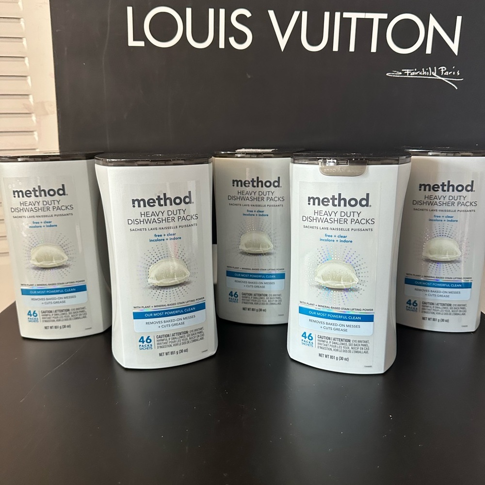 🆕Bundle of 5 Method Heavy Duty Dishwasher Packs